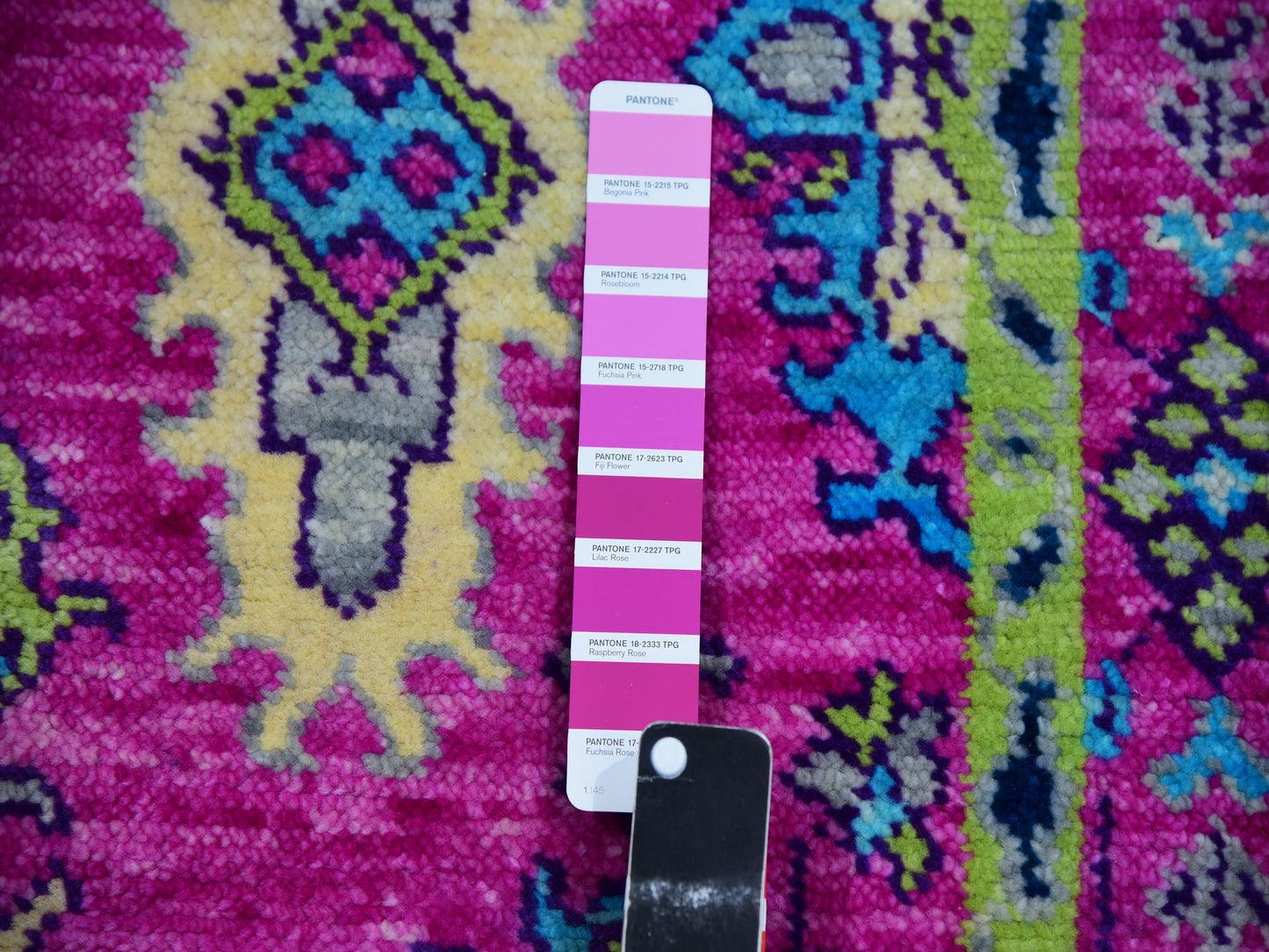 Bright Pink Oushak Runner 2x12