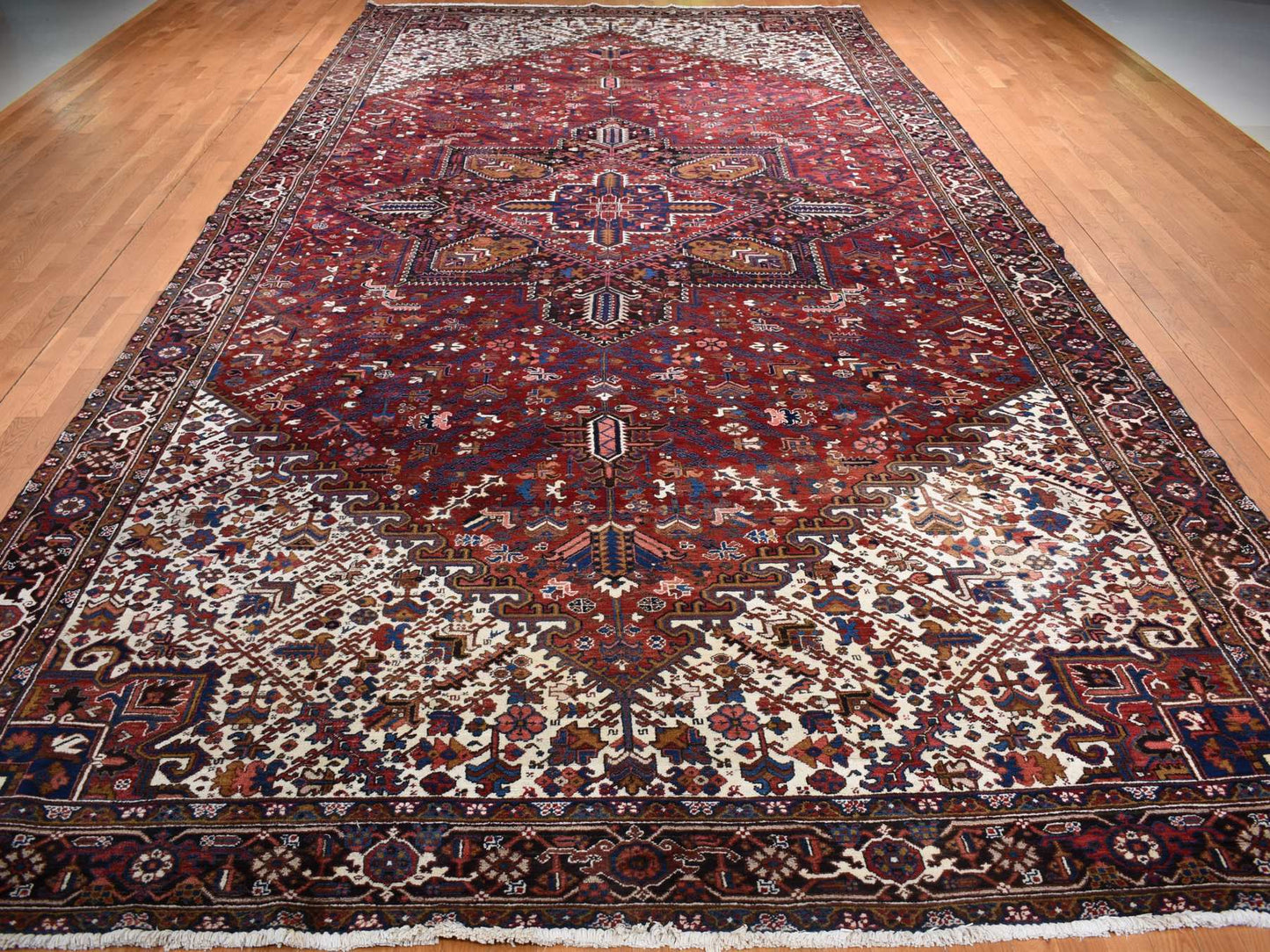 XL Vintage Persian Heriz 11'x22'