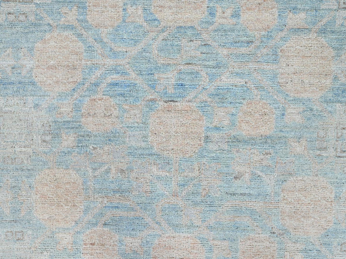 Fine Peshawar Khotan Design Blue 10'x14'