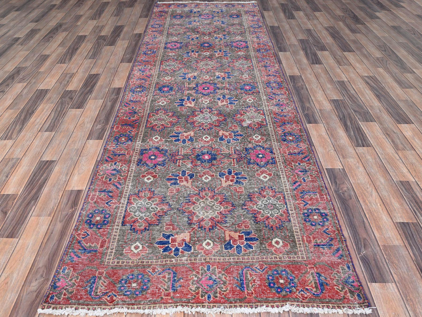 Vintage Persian Runner 3'x11'