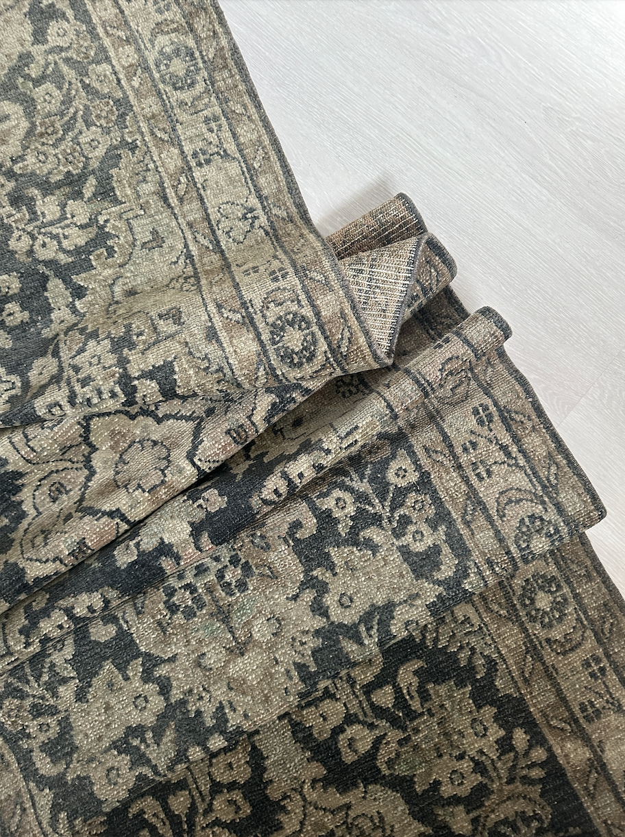 Vintage Hamadan Runner 2x15