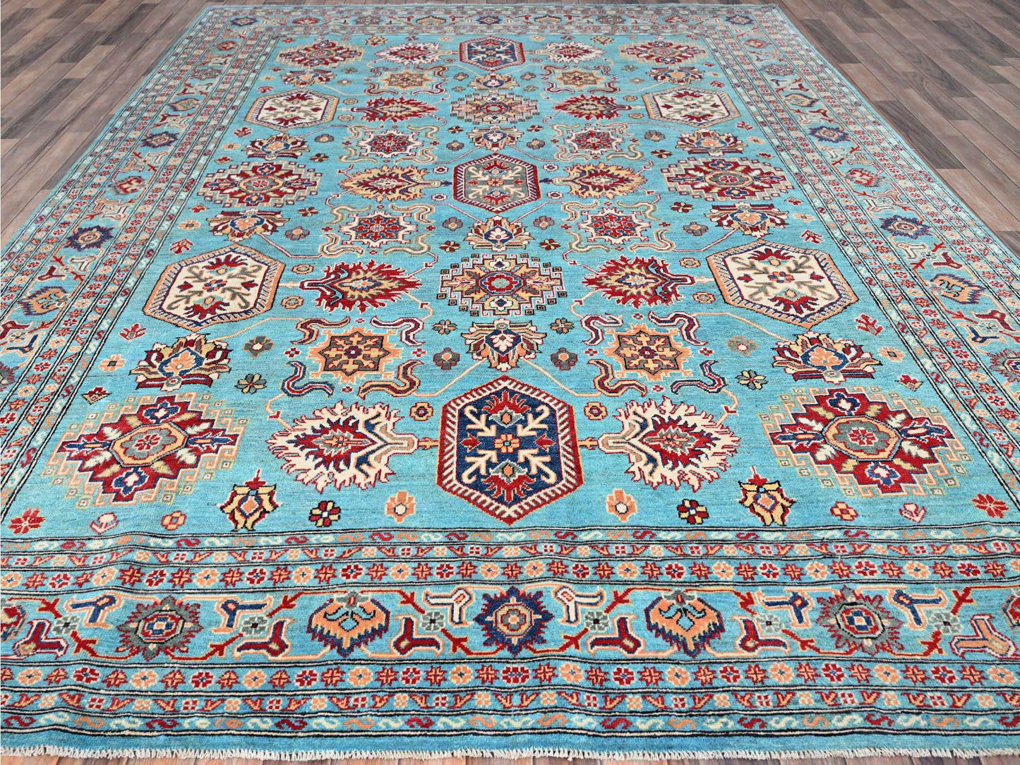 Fanfare Blue Kazak 9'x12'