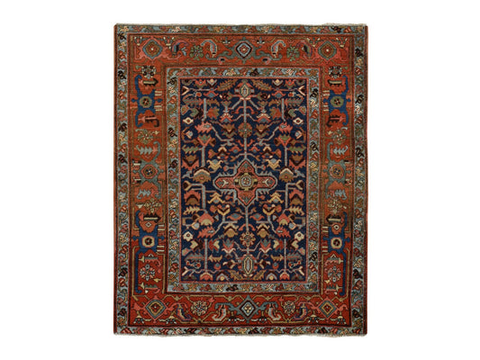 Antique Persian Heriz 5x7