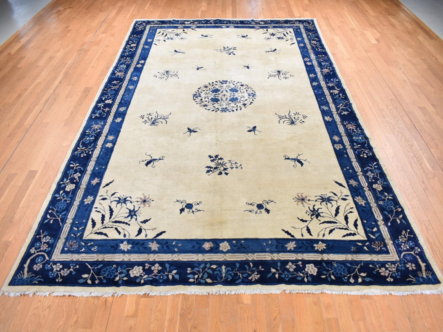 Imperial Blue Antique Chinese 9'x14'