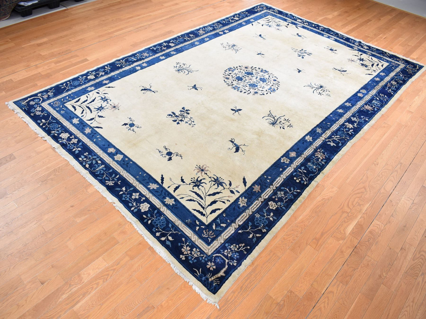 Imperial Blue Antique Chinese 9'x14'