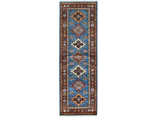 Dodgers Blue Kazak Runner 6'