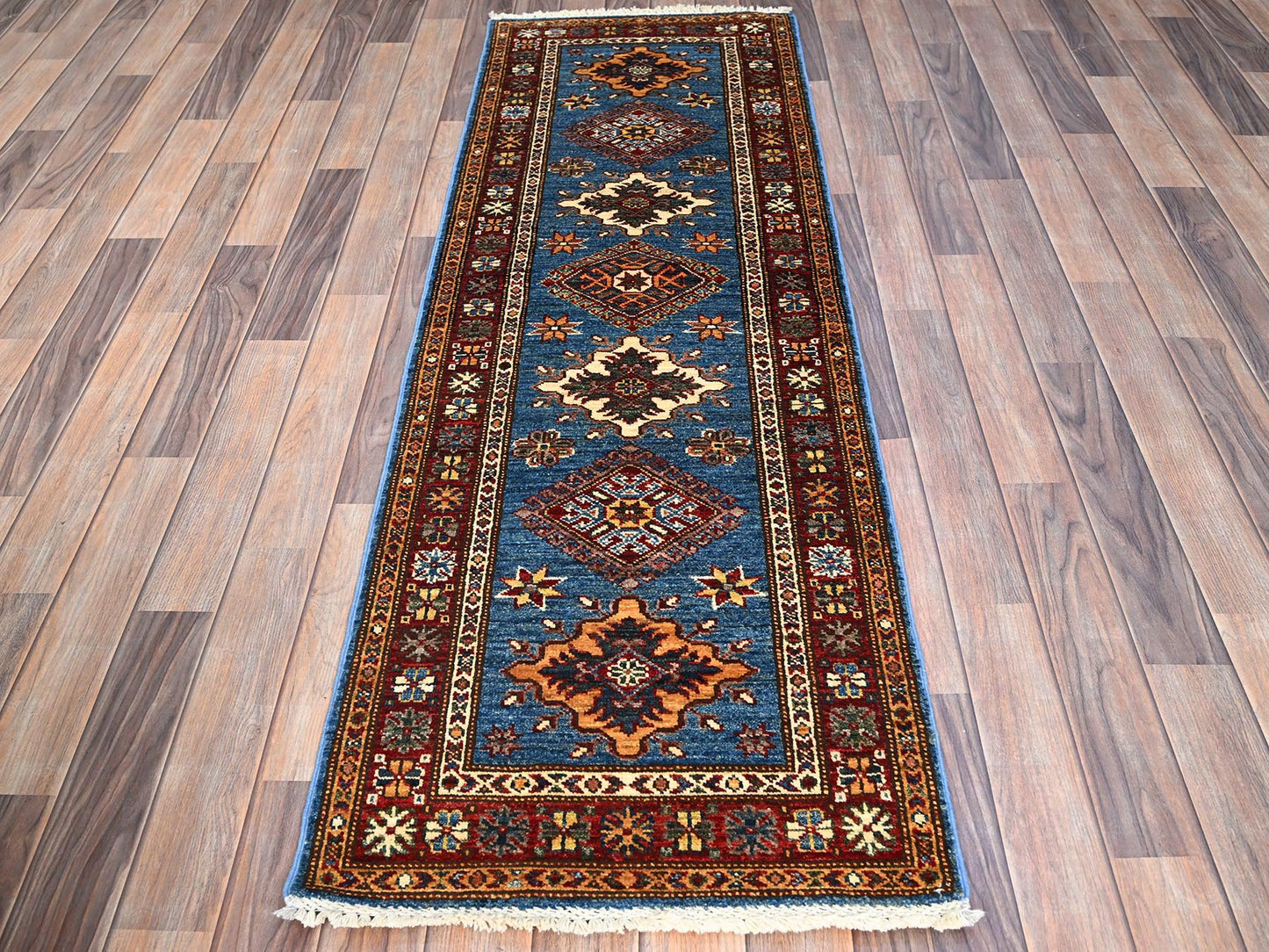 Dodgers Blue Kazak Runner 6'