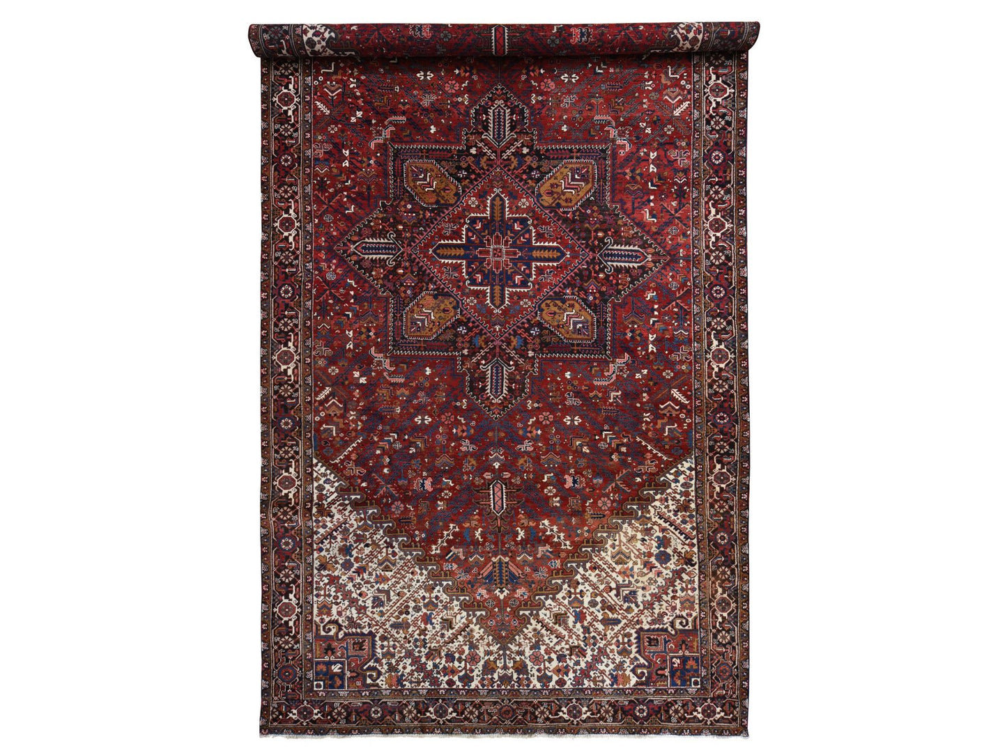 XL Vintage Persian Heriz 11'x22'