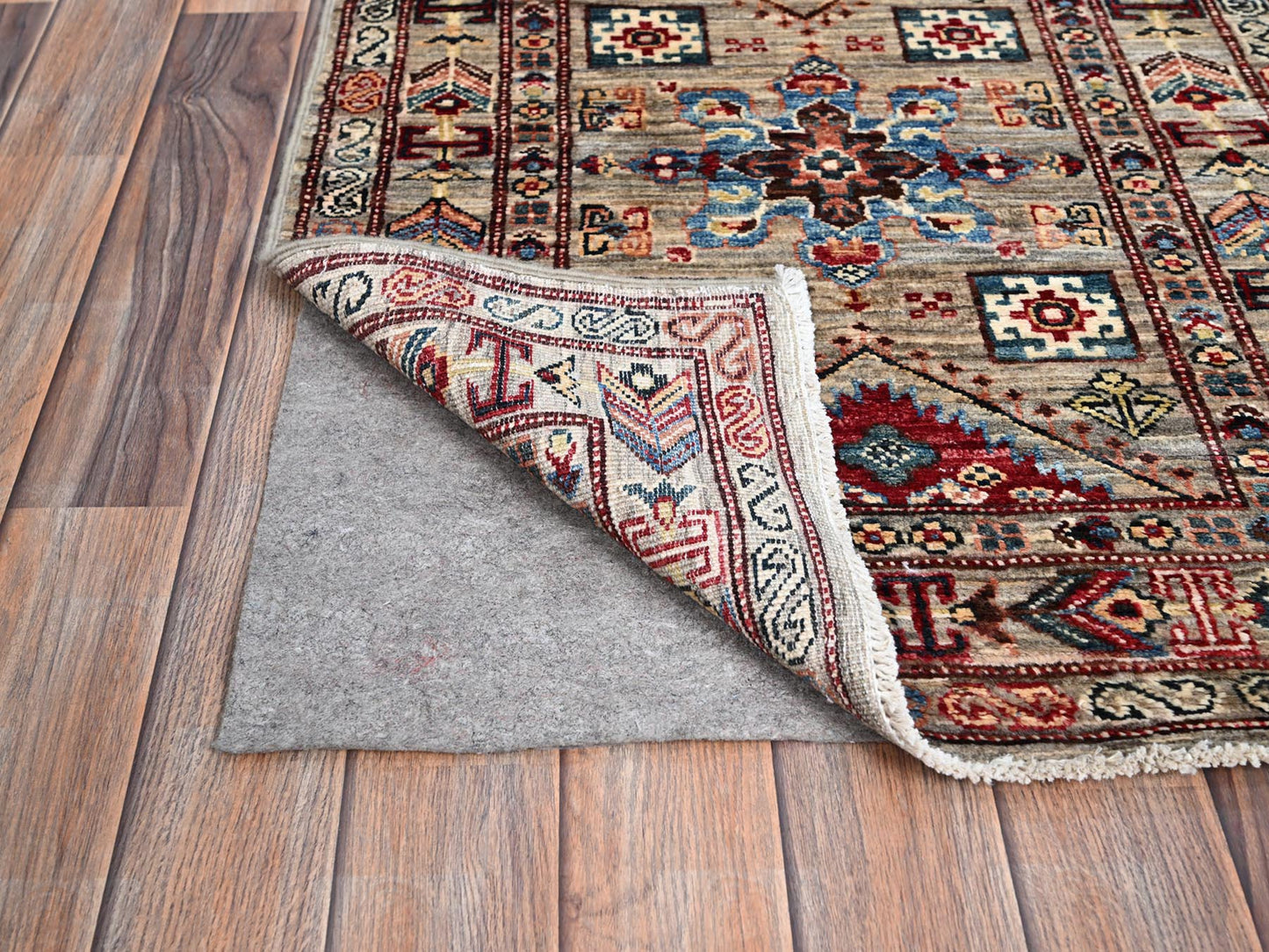 Colonnade Grey Kazak Runner 7'