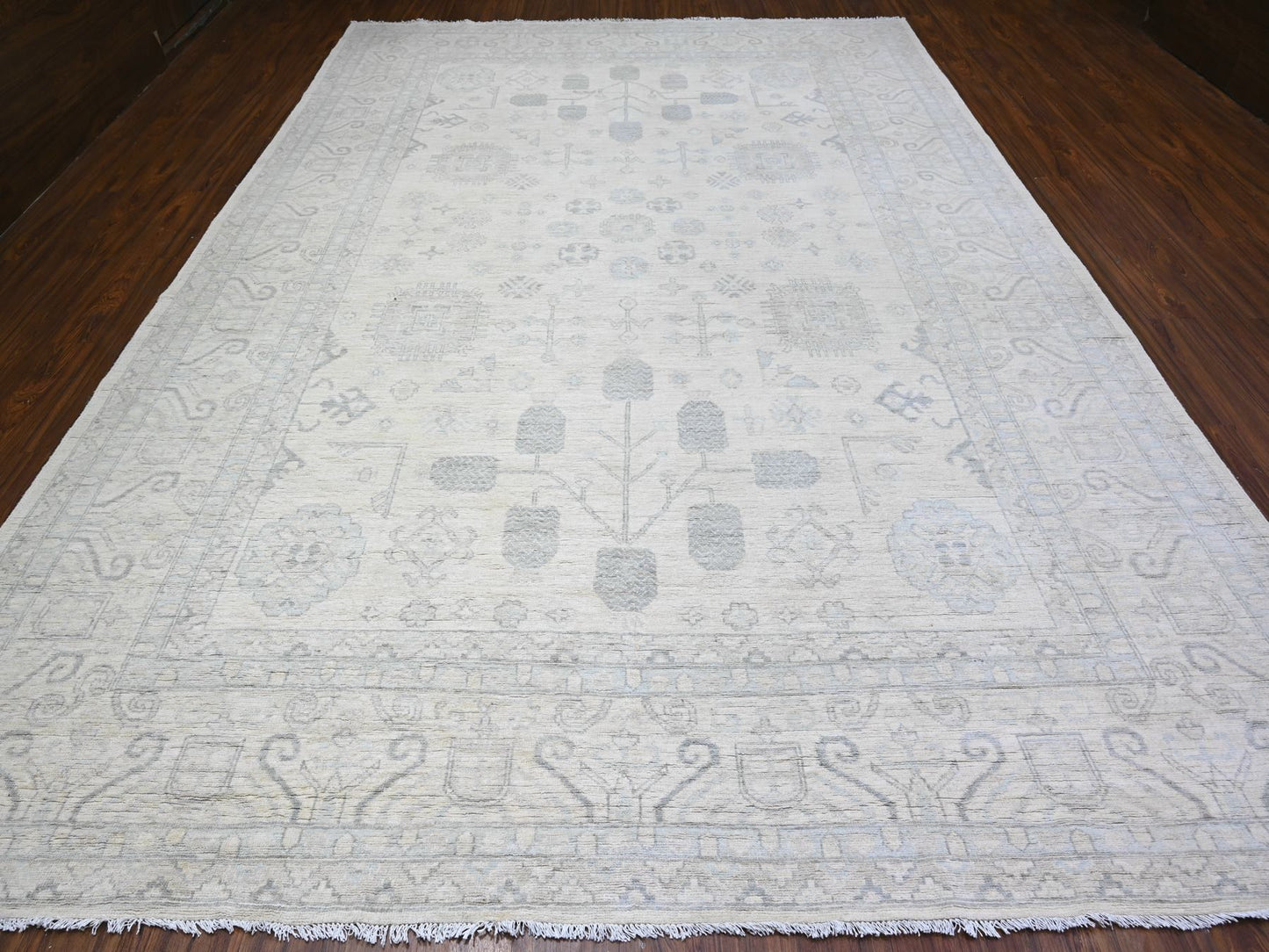 White Wash Ivory Oushak 10'x14'