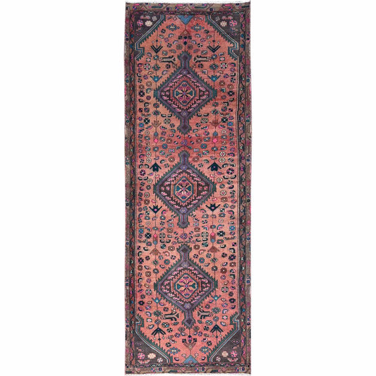 Vintage Persian Pink Runner 3x9