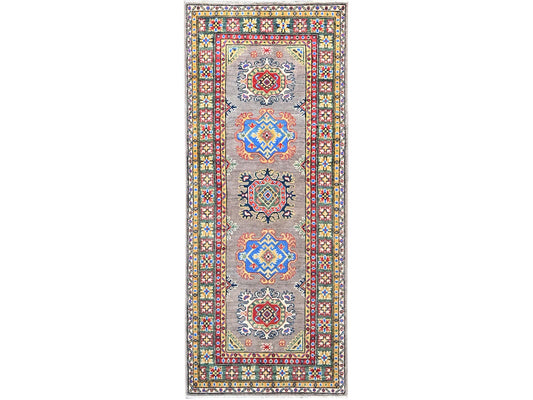 6' Gray Kazak Runner