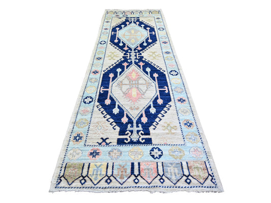 Oushak Anatolian Design Wide Runner 4x12