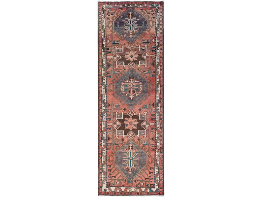 Vintage Persian Runner 3'x10'