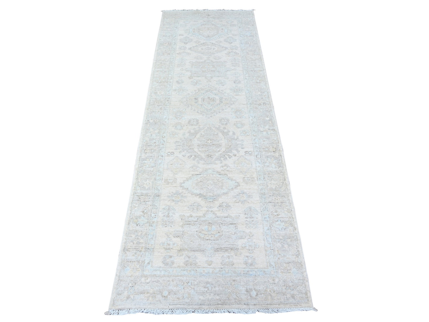 Ivory Oushak Runner 2'x8'