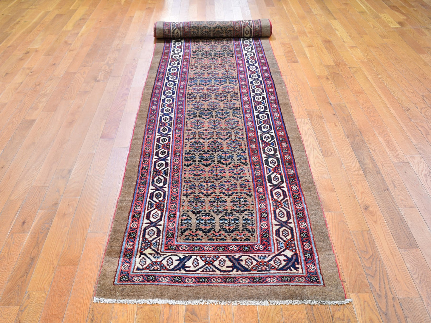 Antique Persian Serab XL Runner 3' x 18'