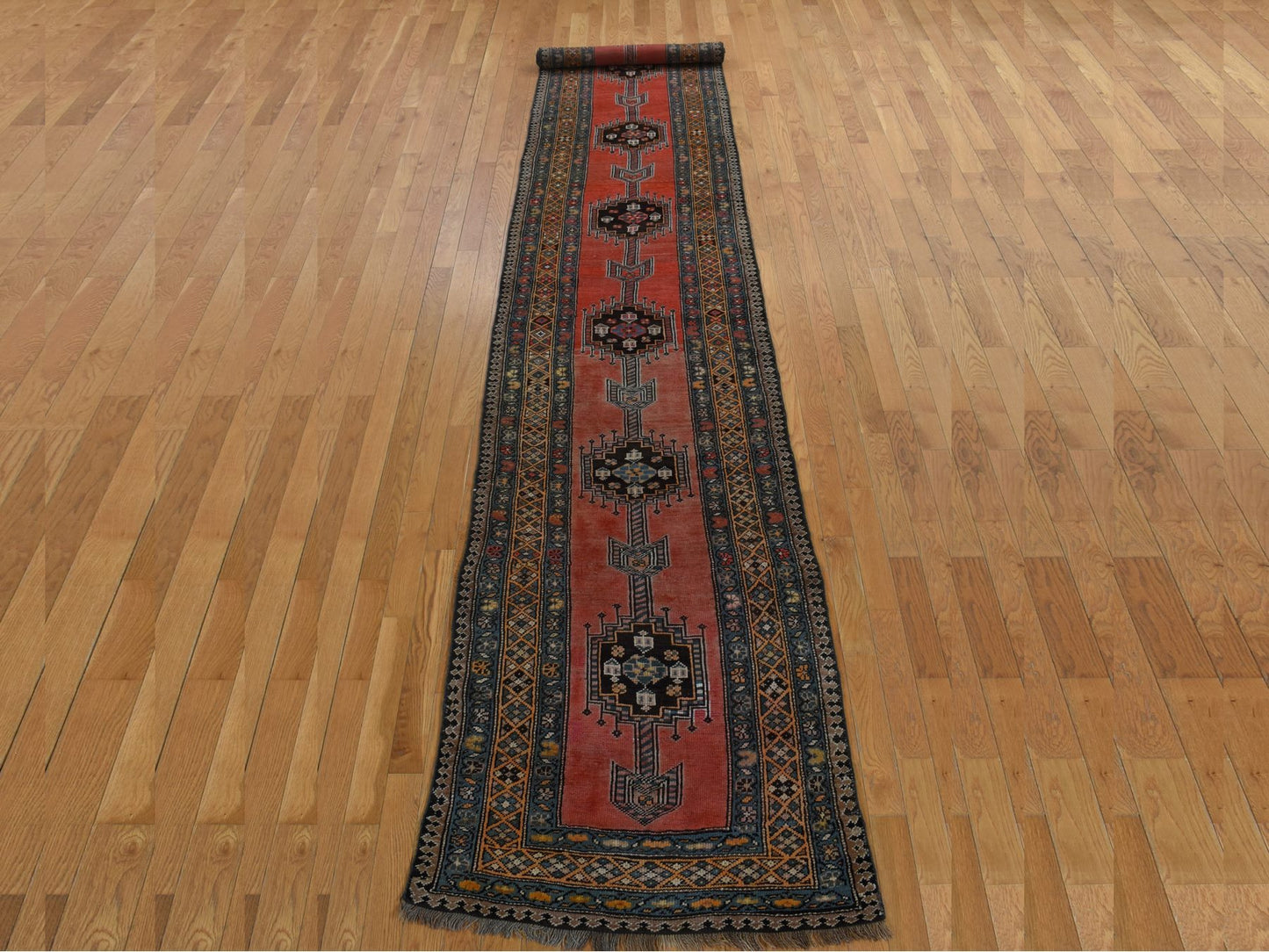 Vintage Persian XL Runner 3x16