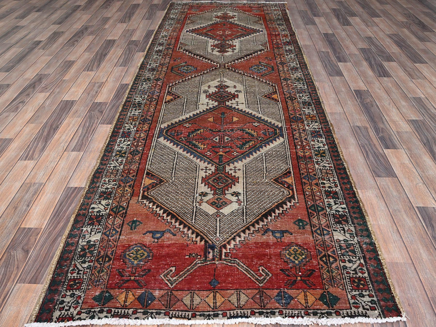 Vintage Barn Red Runner 4'x11'