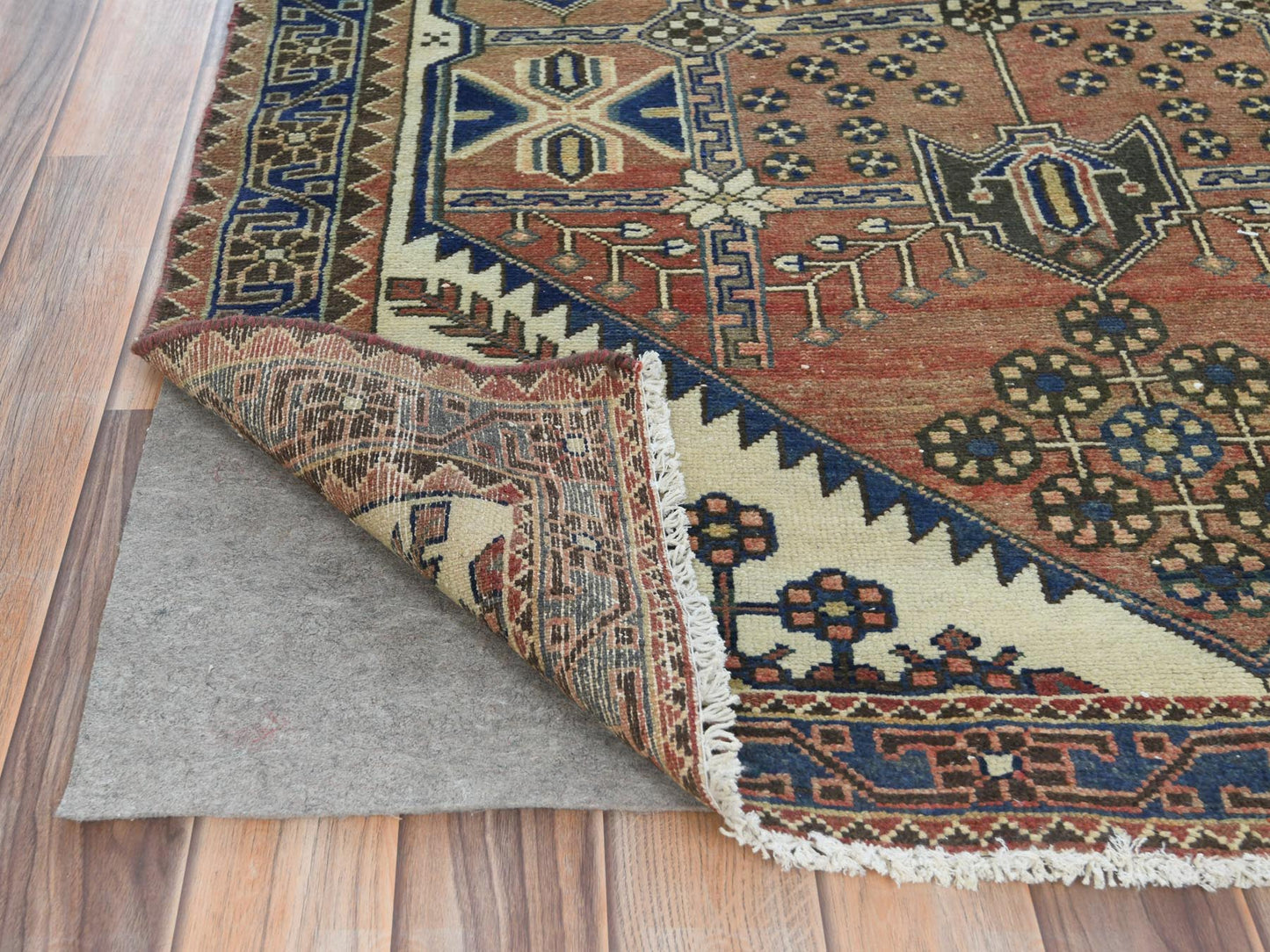 Vintage Soft Washed Persian Runner 4x10