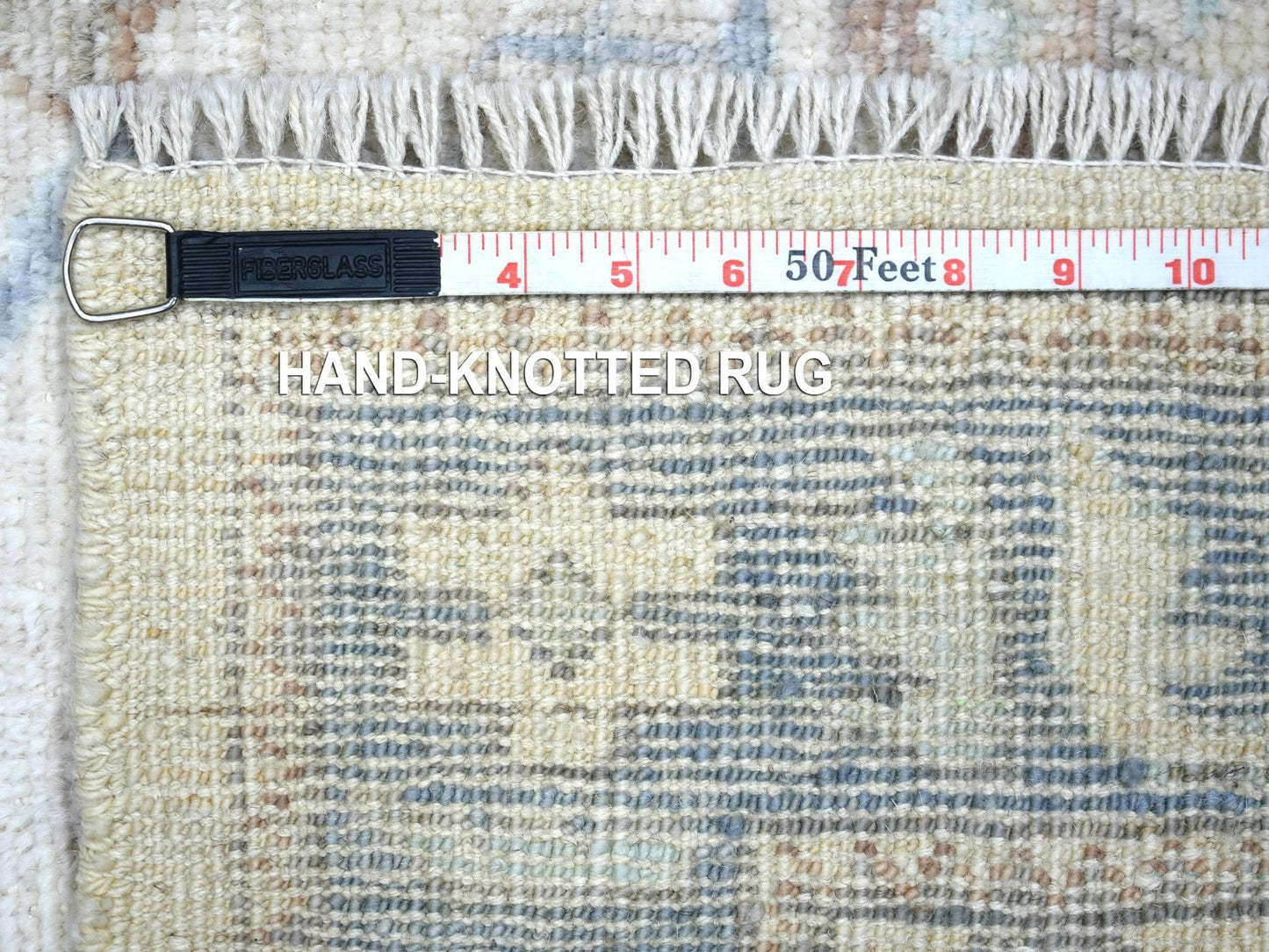 Oushak Ivory & Soft Blue Runner 2x10