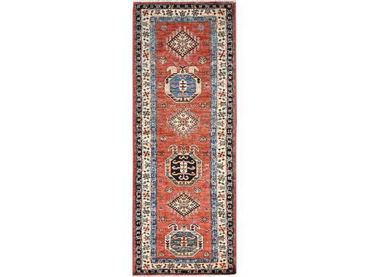 Red Kazak Runner 7'