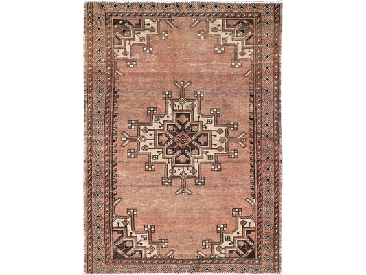 Vintage Persian Brown 4'x6'