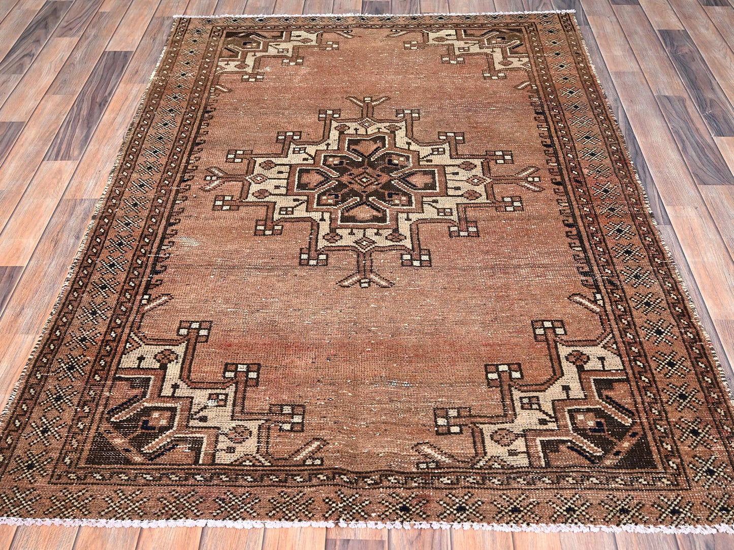 Vintage Persian Brown 4'x6'