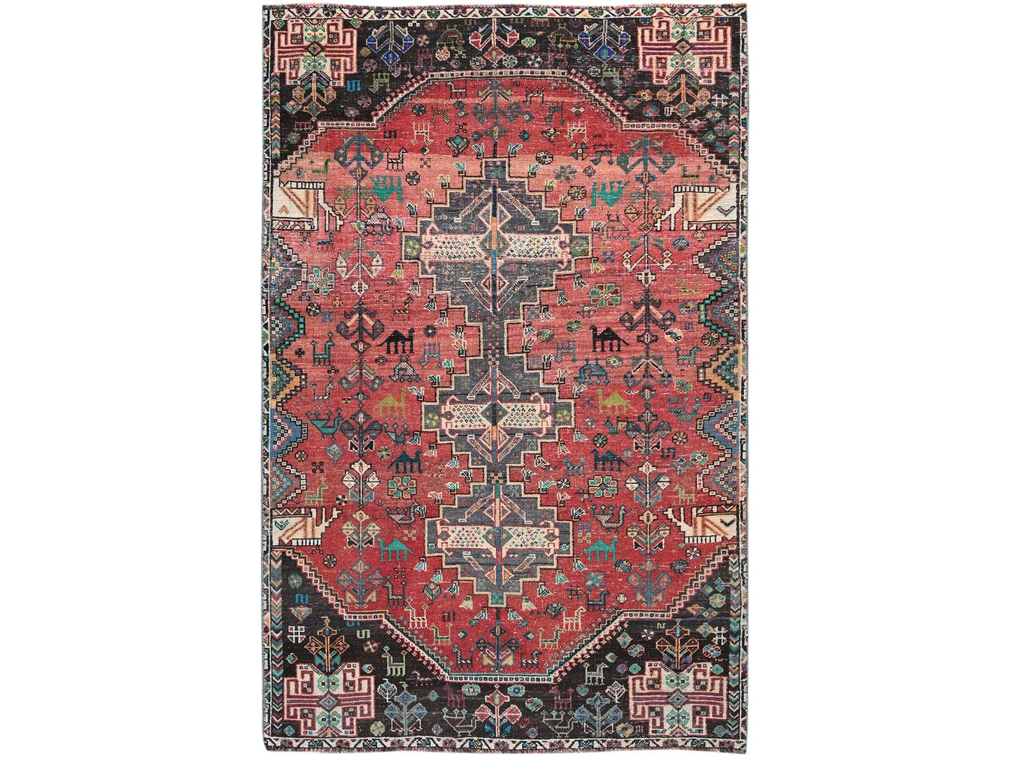 Vintage Persian Shiraz 5x8