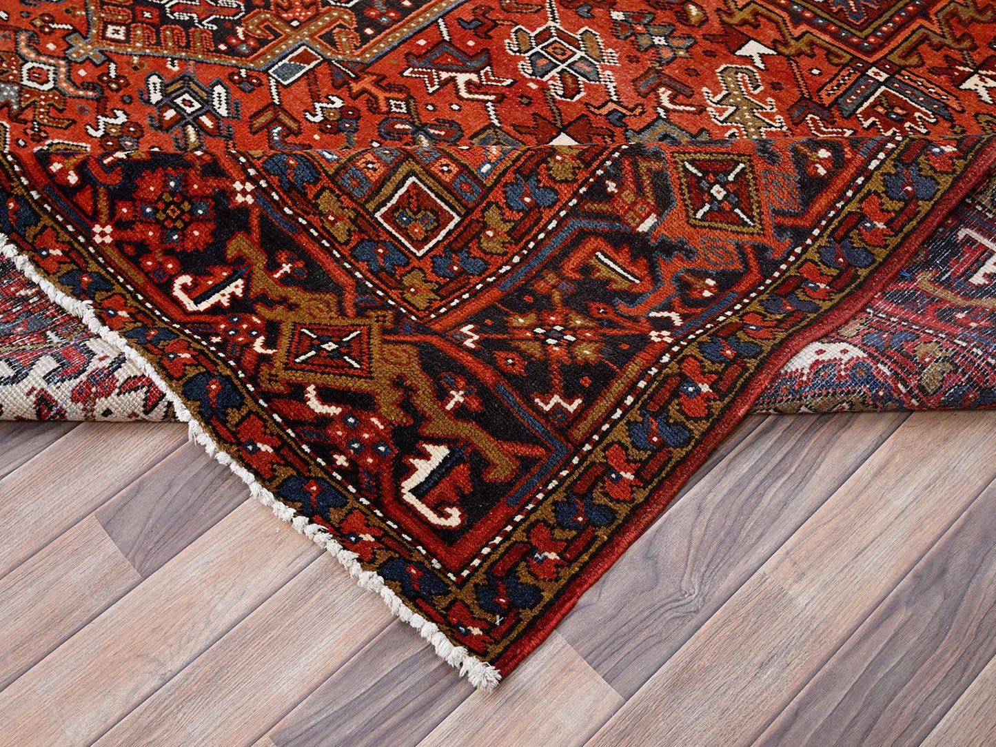 Turkey Red Vintage Heriz 10'x13'