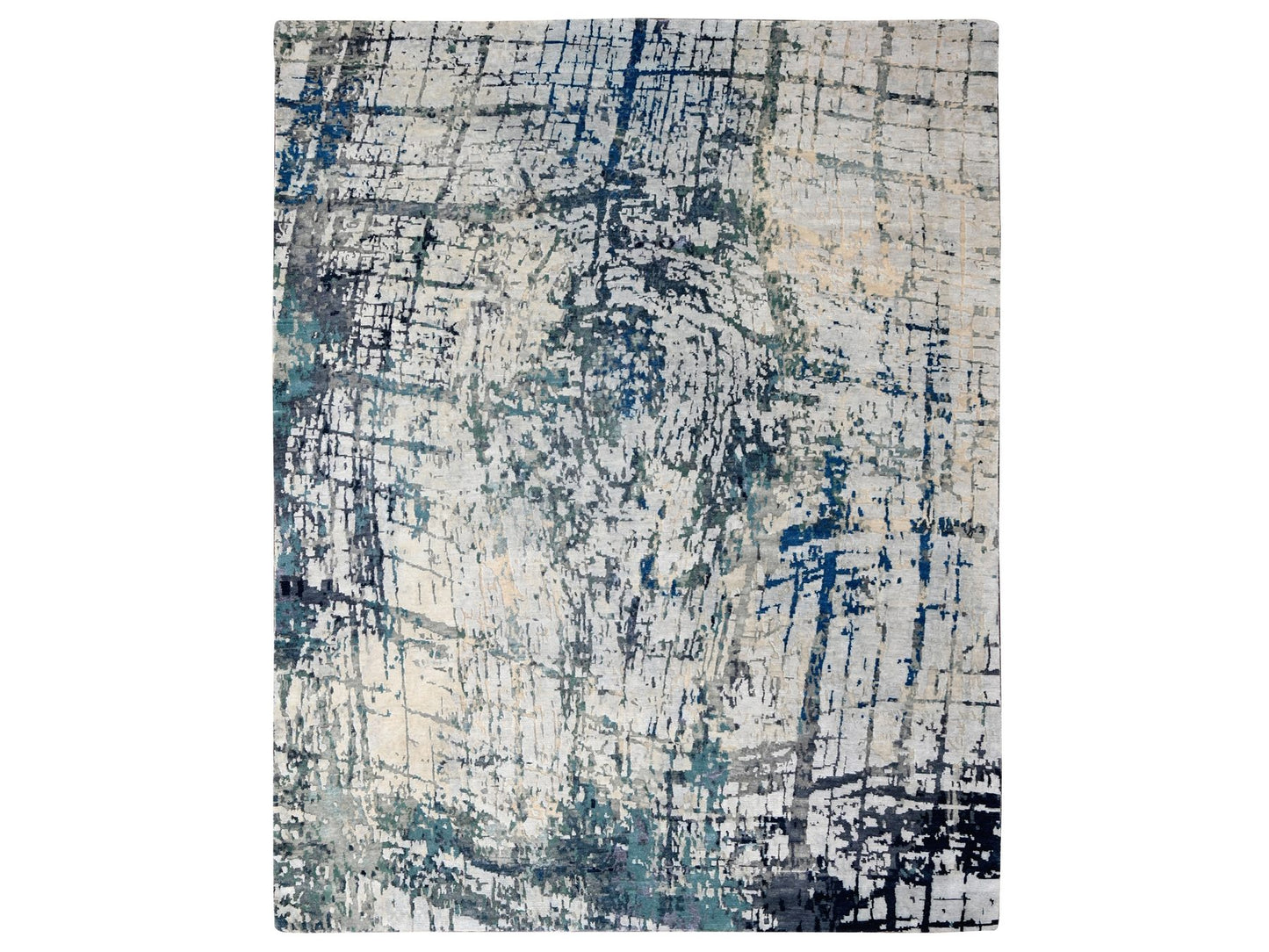 Beau Blue Contemporary 9'x12'