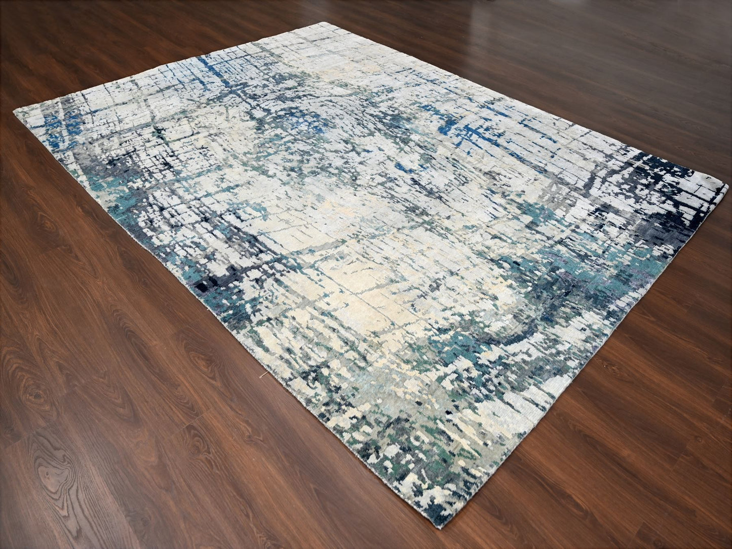 Beau Blue Contemporary 9'x12'